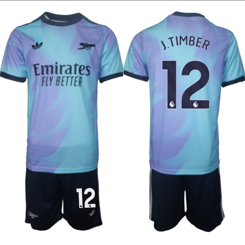 Men 2024-2025 Club Arsenal away Purple blue #12 Soccer Jersey->indianapolis colts->NFL Jersey